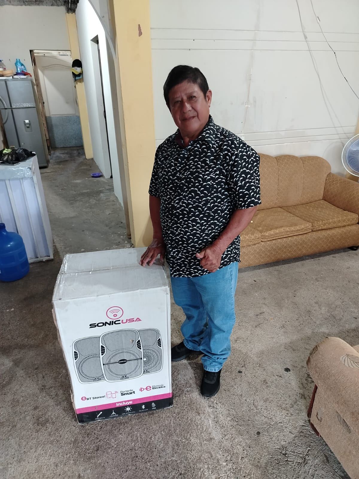 Entrega real de parlante a domicilio CESCAC
