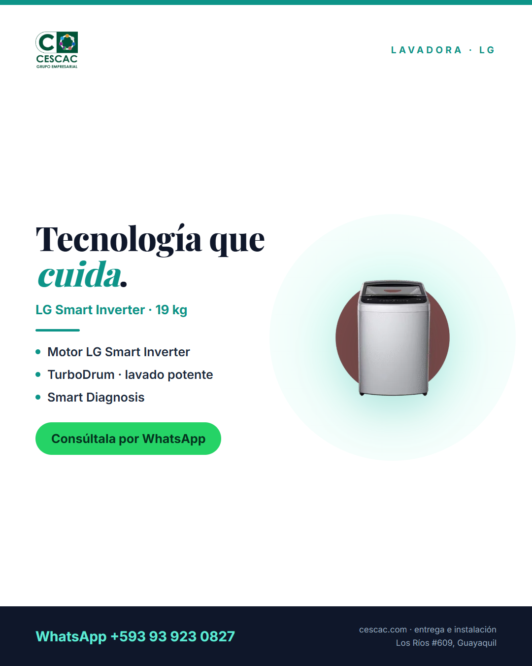 Lavadora LG