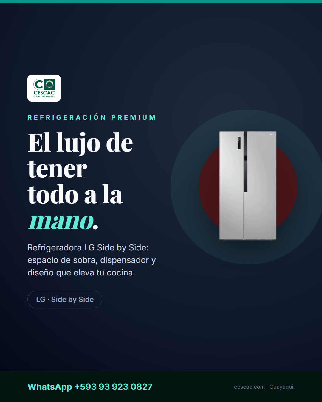 Refrigeradora LG Premium
