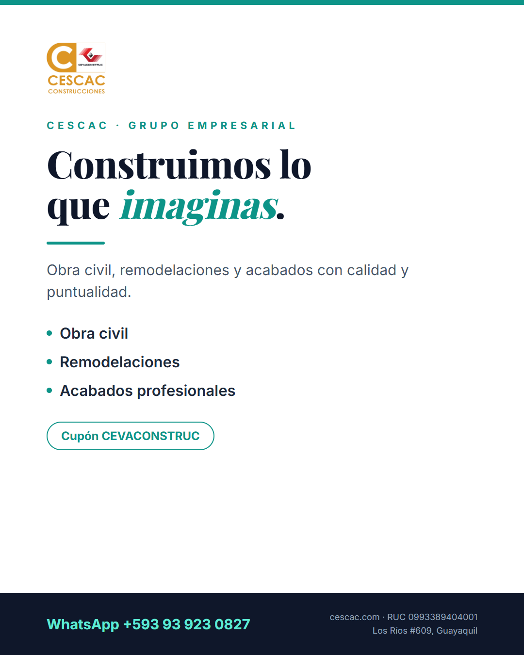 CEVACONSTRUC obra civil